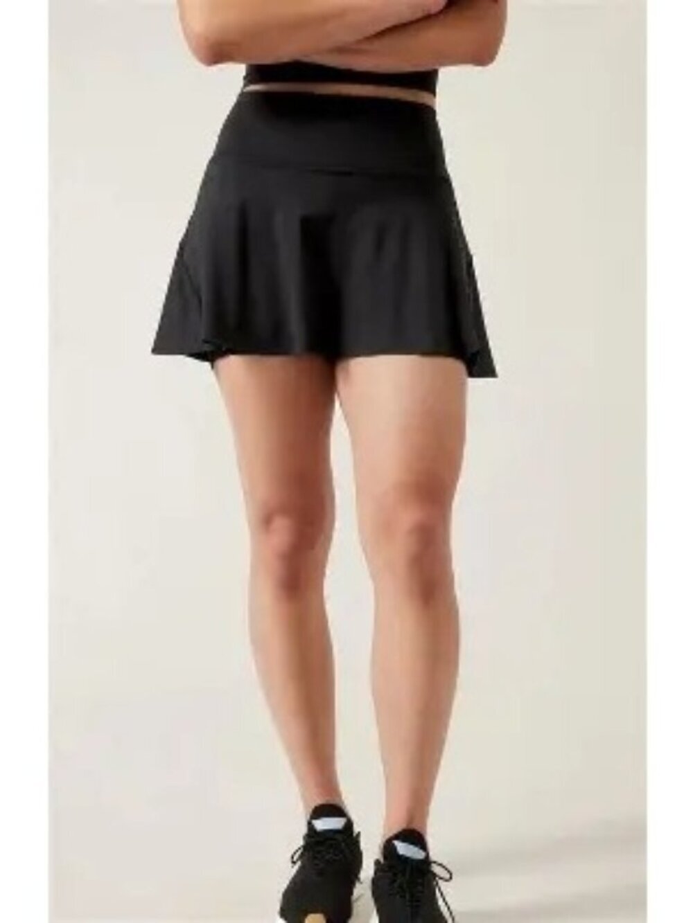 Athleta Ace Tennis Skort 13.5" Black Small